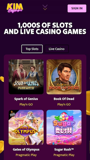 Tusentals slots